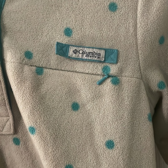 COLUMBIA WOMEN PULL OVER BUTTON UP SWEATER PFG - Picture 2 of 7